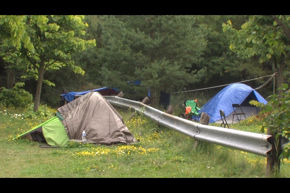 The number of people sleeping in tents in various encampments in Thunder Bay has skyrocketed from 55 last summer to about 140 this year. For various reasons, others may not be counted. (Vasilios Bellos/TBT News)