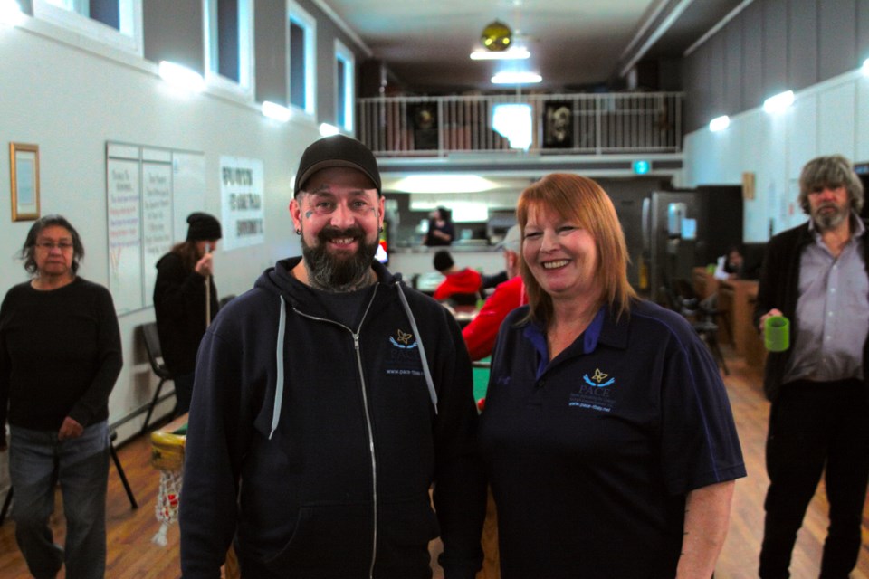 Kyle Arnold (left) and Georgina McKinnon call PACE's warming centre a crucial support in Thunder Bay's south end.