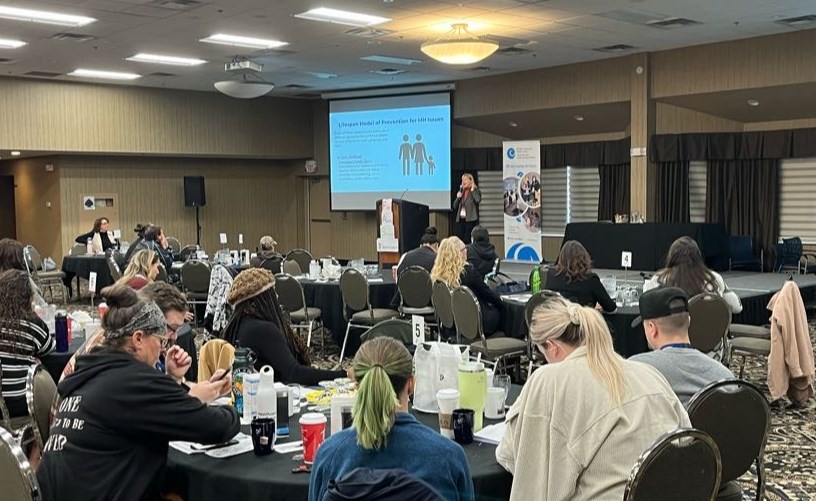 The Embassy Ballroom at the Victoria Inn Hotel and Convention Centre during the NorWest Community Health Centres one-day conference entitled The Human Experience: Voice of FASD (Fetal Alcohol Spectrum Disorder) on Thursday, October 19, 2023