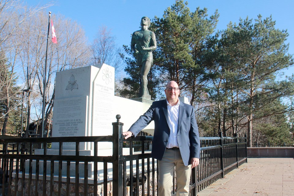 Thunder Bay tourism manager Paul Pepe says 800 people a day stop by the Terry Fox visitor's centre during the summer tourism season. The site turned 30 on Oct. 29, 2023. (Leith Dunick, tbnewswatch.com)