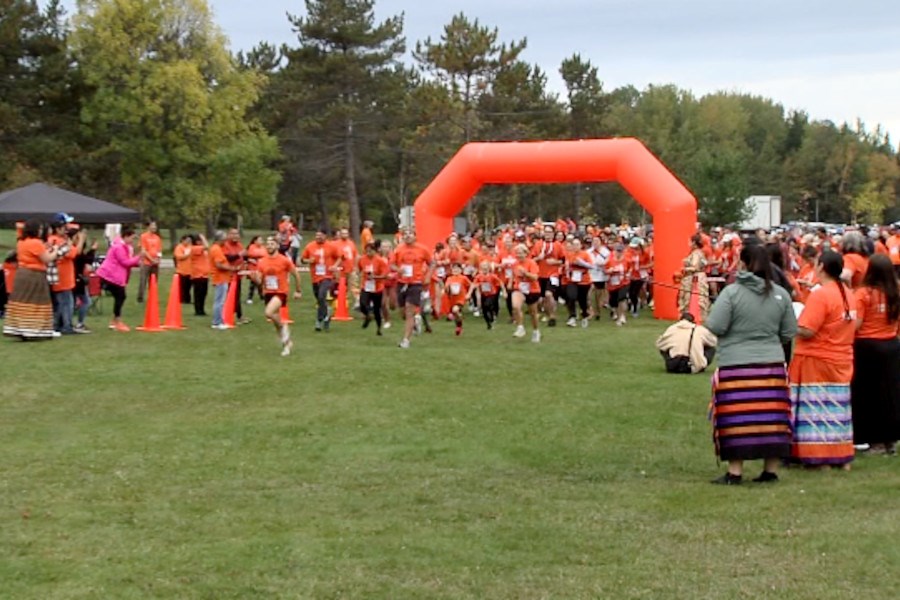 The event featured four different runs with proceeds going to Mazinaajim’s Children’s Foundation