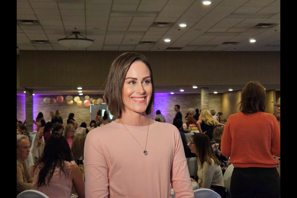 Keynote speaker Jessica Brown at the 30th Annual Luncheon of Hope 