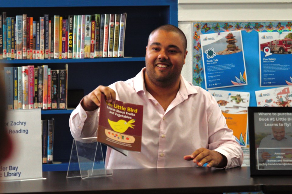 First time local author showcases children s books at library