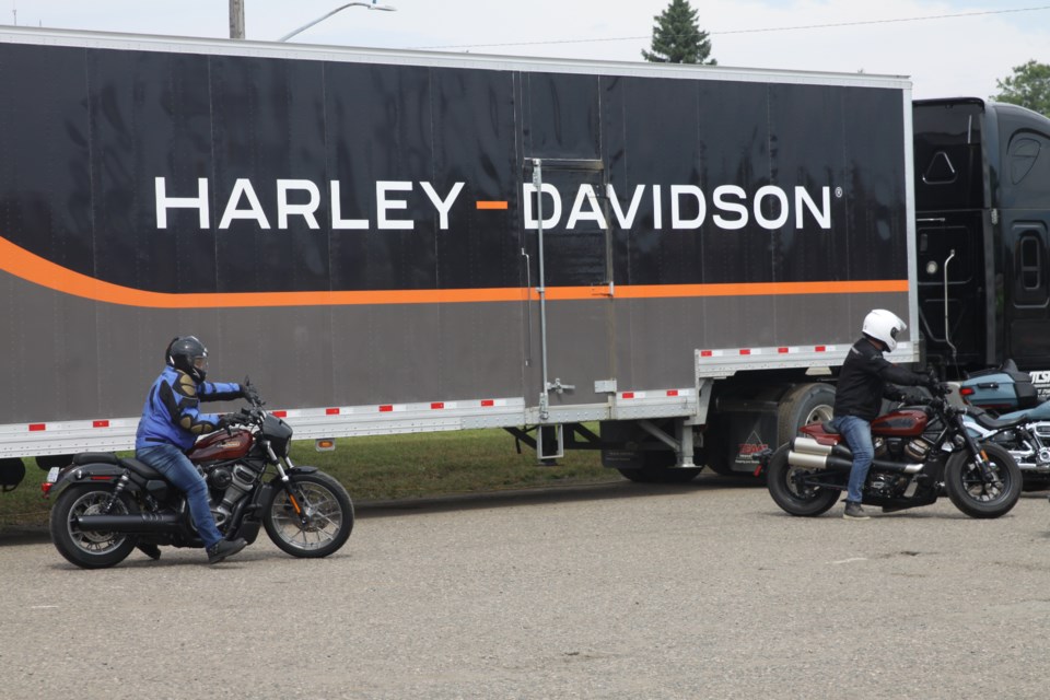 Harley-Davidson demo rides on August 3, 2024