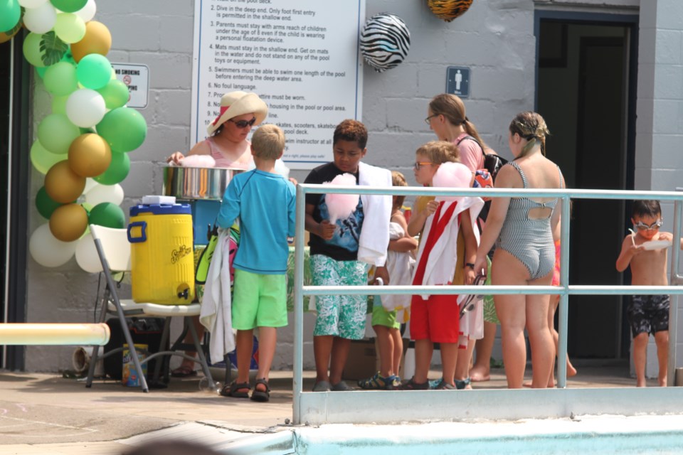 Residents enjoy time at the Heath Pool festival day each year. 