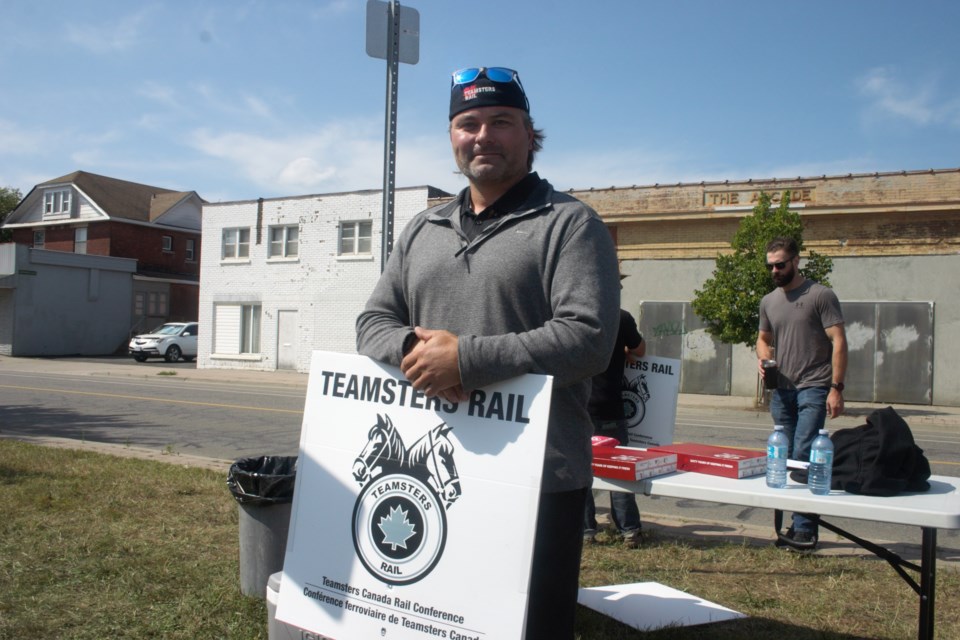 Jon Strapac, local chair of Teamsters Canada Rail Conference (Brandon Walker)