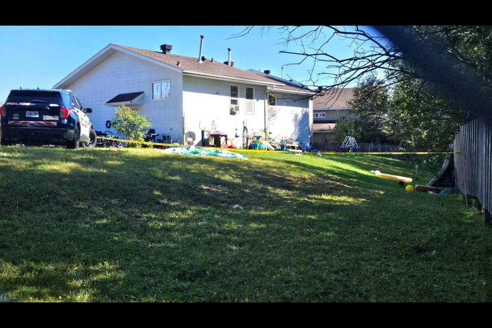 Police were on the scene at a residence on Tamarack Place where a man was found dead on Aug. 30, 2024