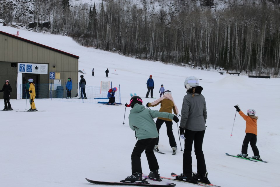 Local skiers make the most of Loch Lomond's activities on Dec. 29.