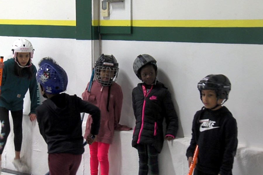 Around 21 kids came out to learn all about the basics of curling from local professionals 