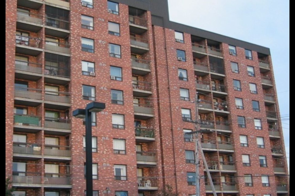 Paterson Court is a 111-unit senior citizens' apartment building on North May Street in Thunder Bay