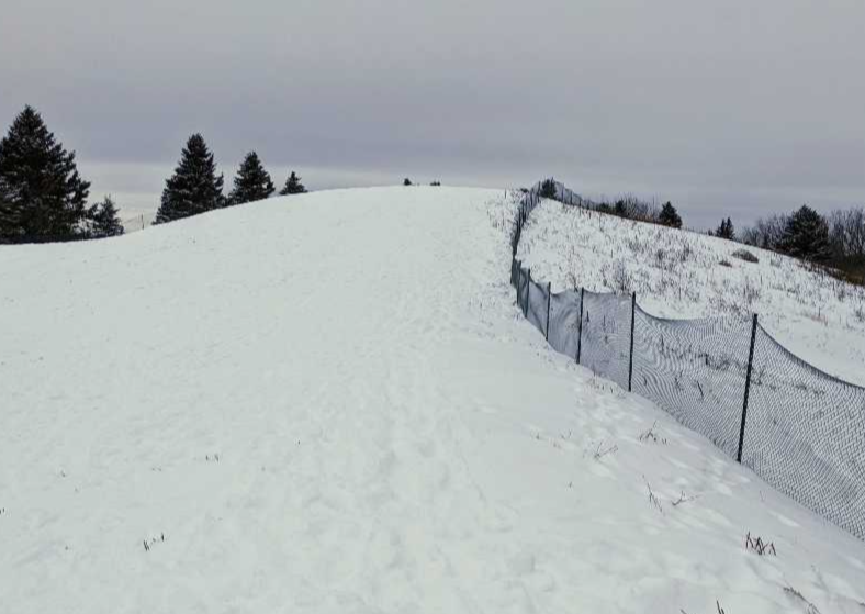 Image of the Chapples Sliding Hill on Monday, January 8, 2024