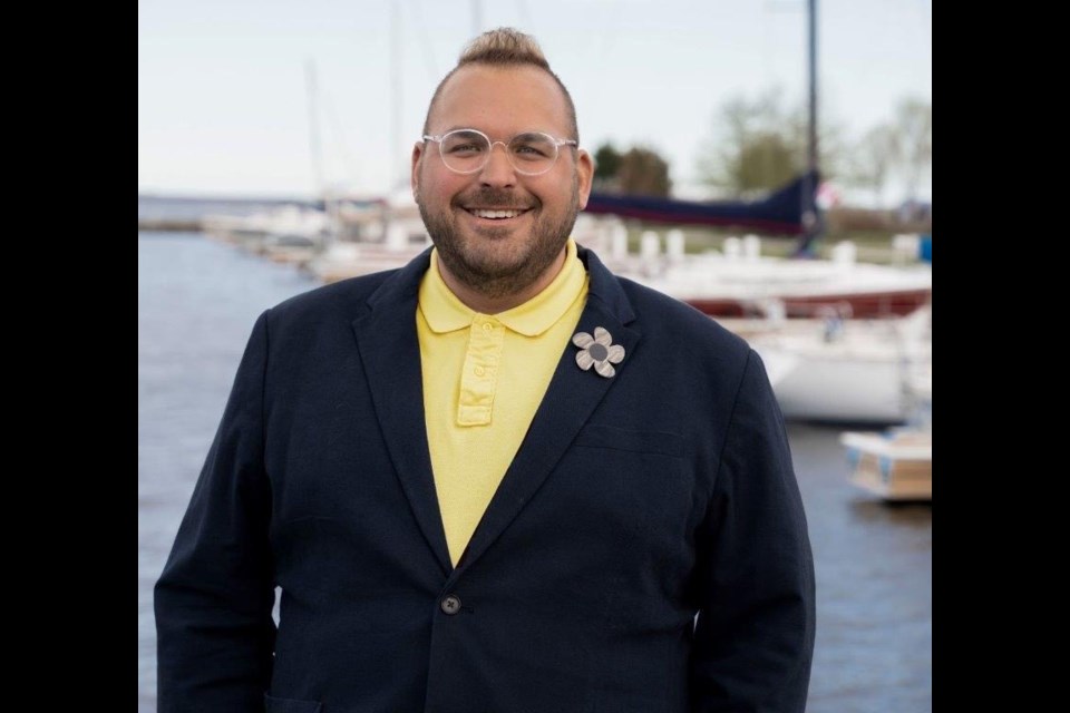 Jason Veltri is president of Rainbow Collective of Thunder Bay (TBnewswatch photo)