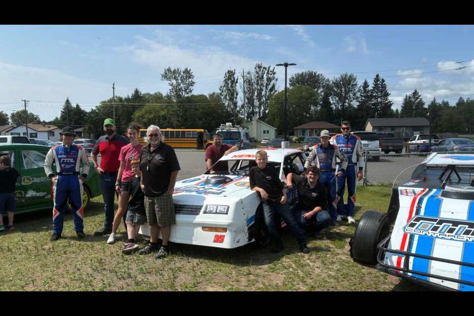 Children were able to meet the drivers and sit inside the marvellous machines that race at the Thunder City Speedway.