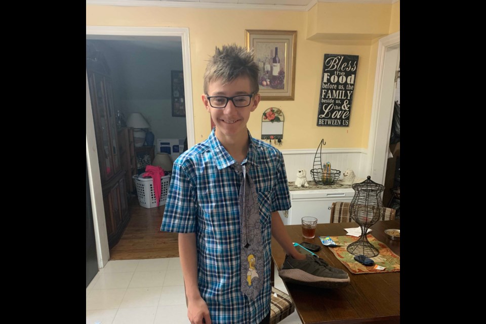 Kevin, a 13-year-old from Thunder Bay, and his mom Jennie Peloquin were airlifted to London, Ont., after someone allegedly pushed the boy into the pool.