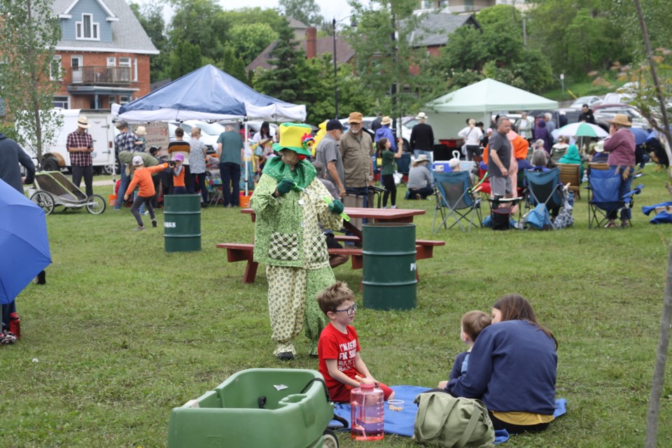 Thunder Bay Clown Club enjoying the fun-filled afternoon