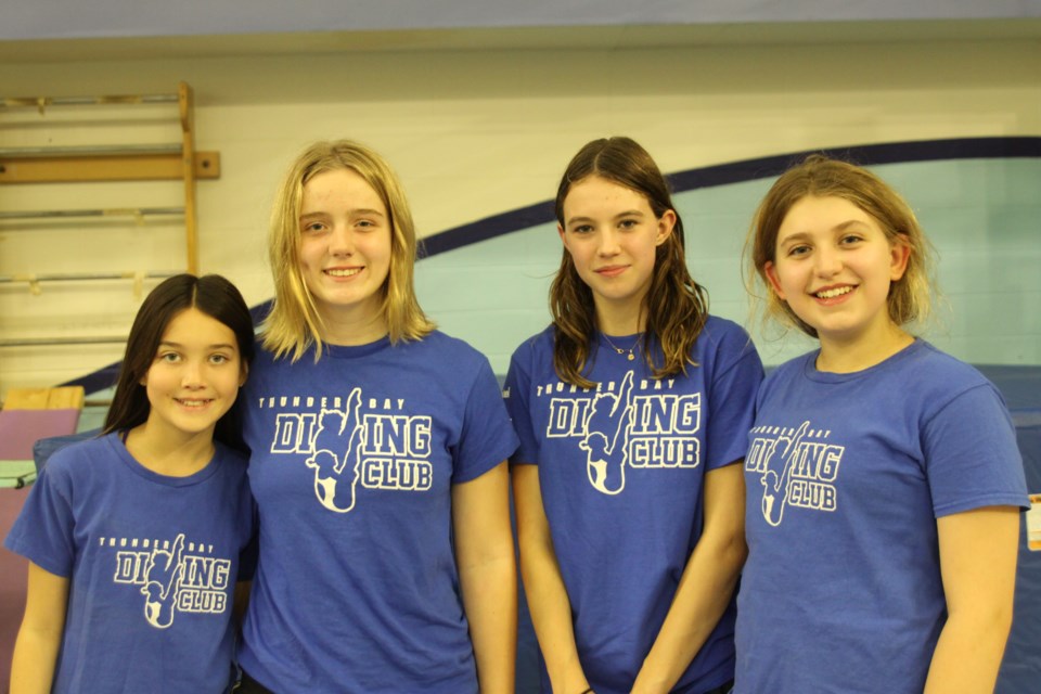 Abigail Tjong, Lilah DePeuter, Elise Lawr  and Sara MacMaster