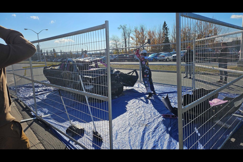 The Engineering Student Society of Lakehead University held a Car Smash on Oct. 25