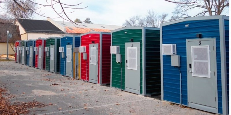 Modular Bridge Housing Community in Peterborough, Ont.