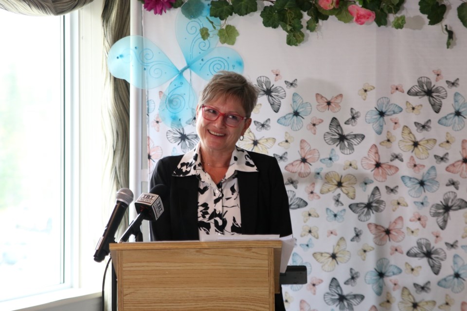 Judy Walters, behavioural support and butterfly lead at Pioneer Ridge Long-Term Care Home. 