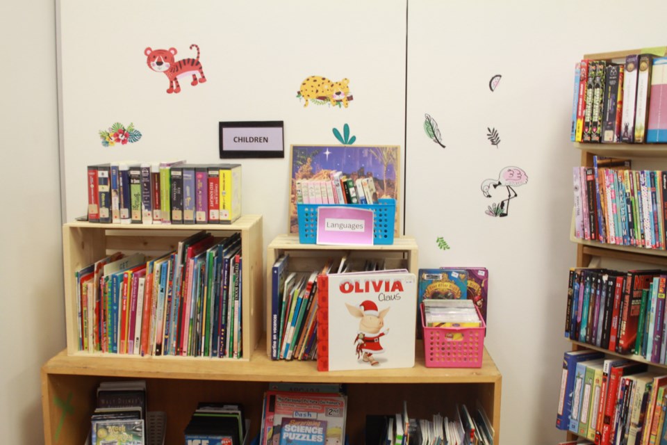 The Friends of the Public Library's used bookstore in the lower level of Brodie library