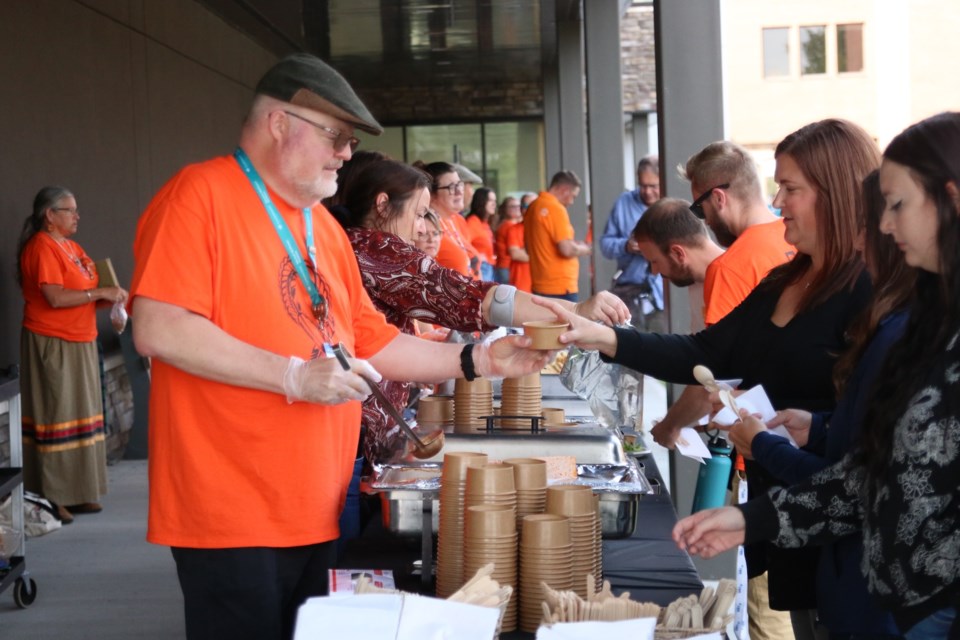 Confederation College hosted a welcome back feast on Friday and to launch a week of programming that will culminate with Truth and Reconciliation Day on September 30.