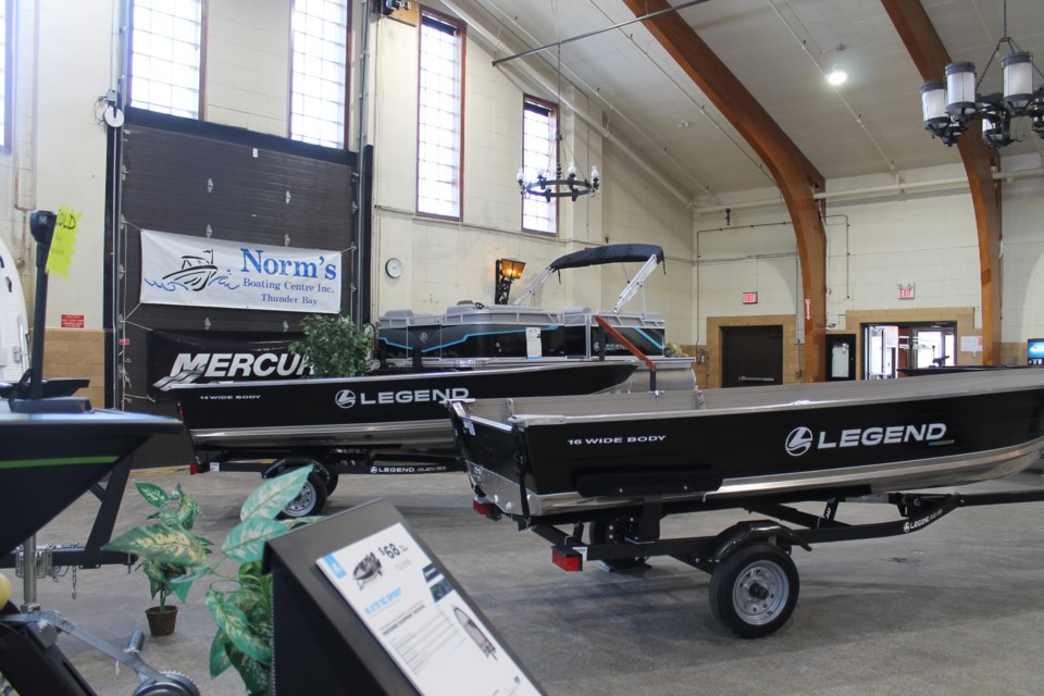 The 37th annual boat show began on Thursday at the Coliseum building on the CLE grounds.