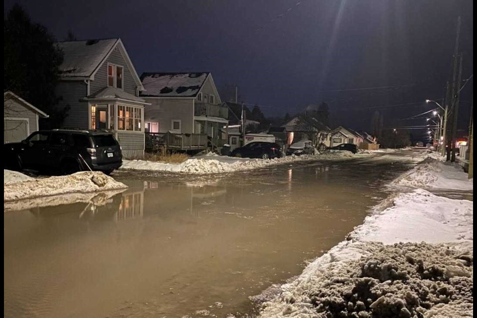 Residents along much of First Avenue and parts of Ontario Street awoke to flooding, early on the morning of Feb. 23, 2025.