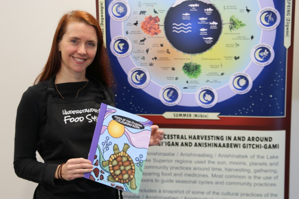 Kim McGibbon, a public health nutritionist at the TBDHU, discusses the unit's new curriculum and colouring book around Indigenous food sovereignty.