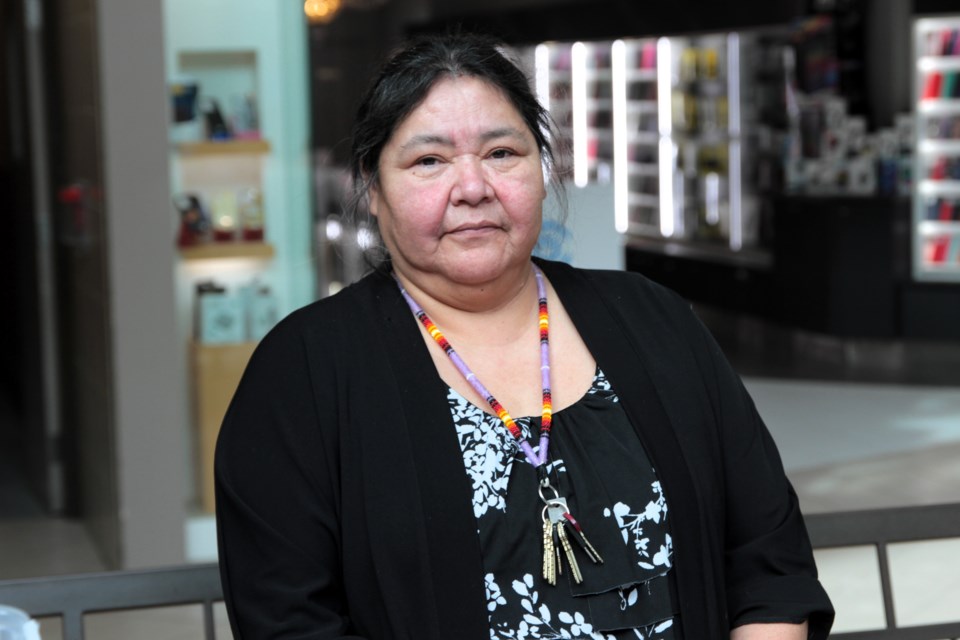 Co-Chair of the Thunder Bay Coalition to End Human Trafficking, Cindy Paypompee, holds a Human Trafficking Awareness Event at Intercity Shopping Centre.