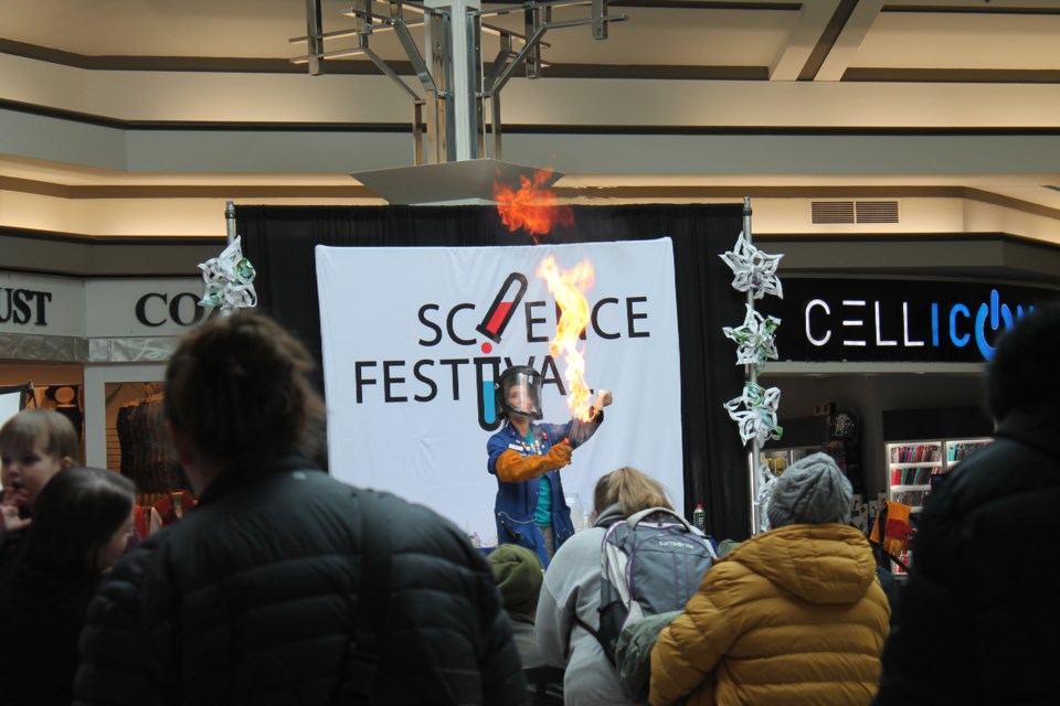 The Science North Carnival had demonstrations and science experiments 