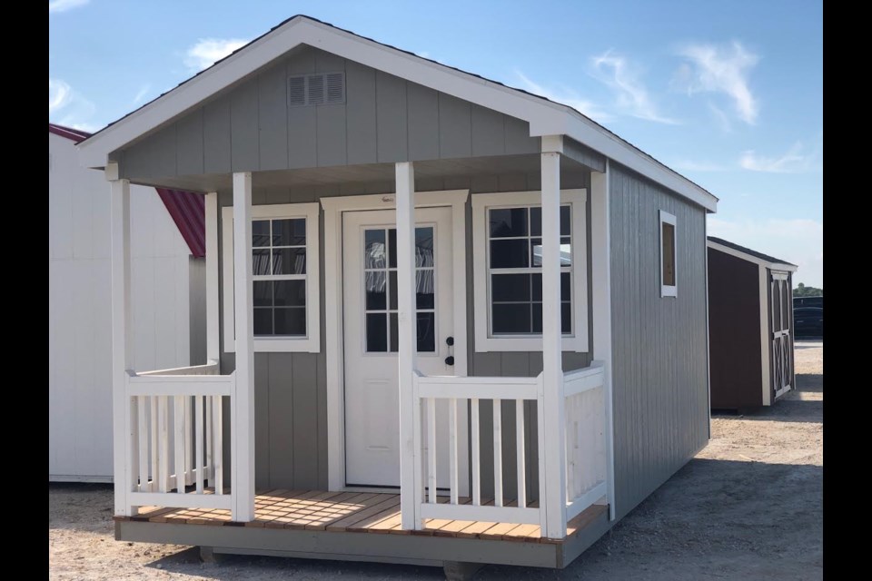 This is a prototype of a tiny home that's similar to the 12' X  24'  structures that will be placed on a vacant lot at 212 Miles St. E. (submitted photo/Alpha Court)