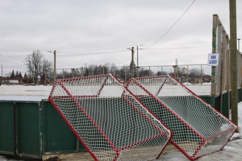 Most of the city's outdoor skating rinks are set to close later this week, with one of many already closed at the West Thunder Community Centre due to poor ice conditions on March 10.