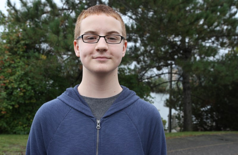 On Satuday, 13-year-old Rory Monteith celebrated United Nations Day of Peace with the Rotary Clubs of Thunder Bay.