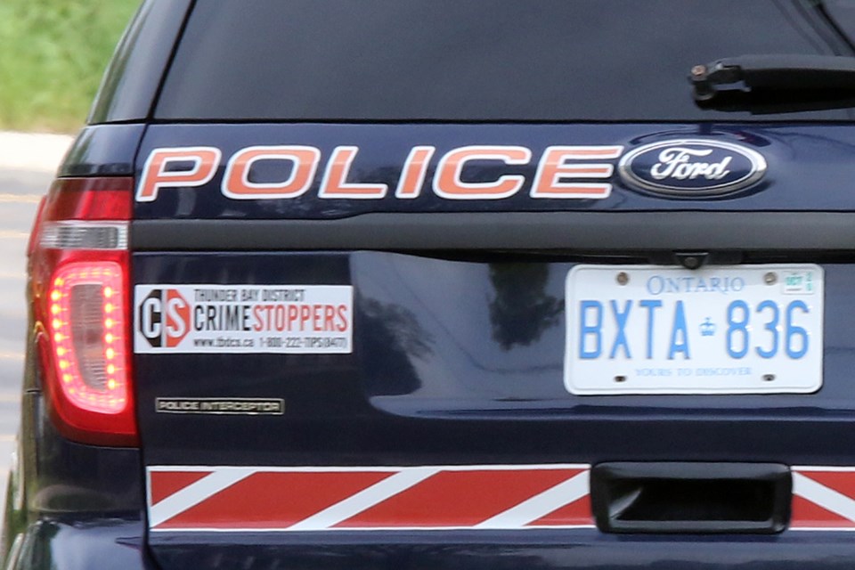 Thunder Bay Police Car Rear