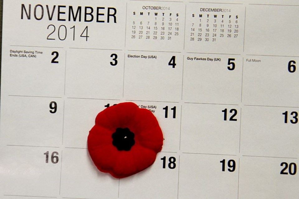 Is remembrance day a stat holiday near moncton nb