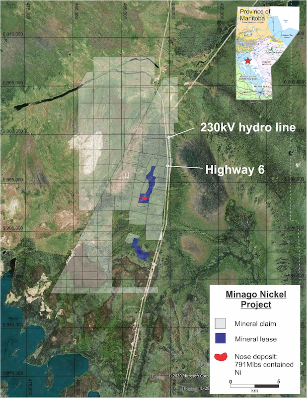 flying nickel mining minago project