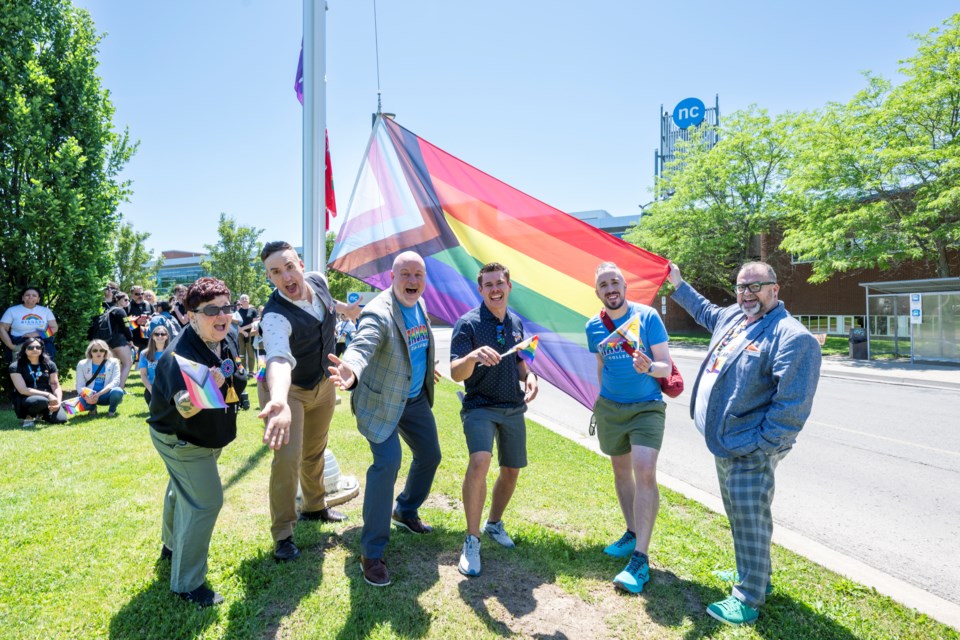 On Friday, May 31, Niagara College proudly raised the Progress Pride flag, in celebration of Pride Month, at both the Welland Campus and the Daniel J. Patterson Campus in Niagara-on-the-Lake