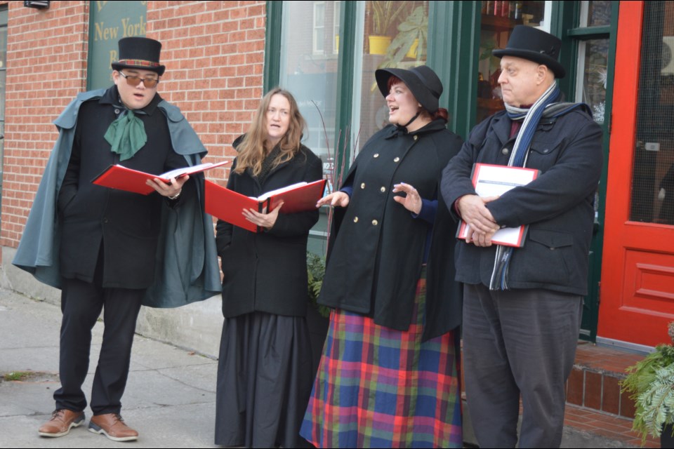 On Saturday, the McGregor Carollers will be visiting downtown Thorold.