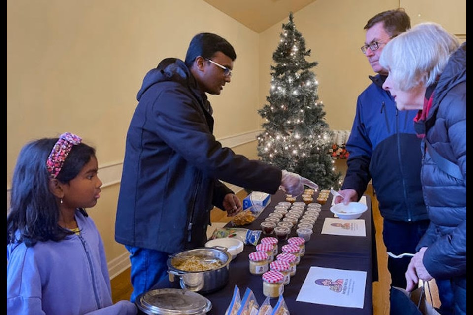 The Christmas Food Market in previous years.