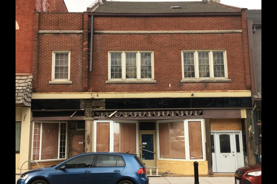 The Carr-Millar-McMillan building on Front Street is undergoing a facade rehabilitation.