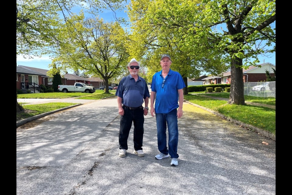 Thorold residents John Cooze and Craig Cameron are fed up with the absent landlords in their neighbourhood.