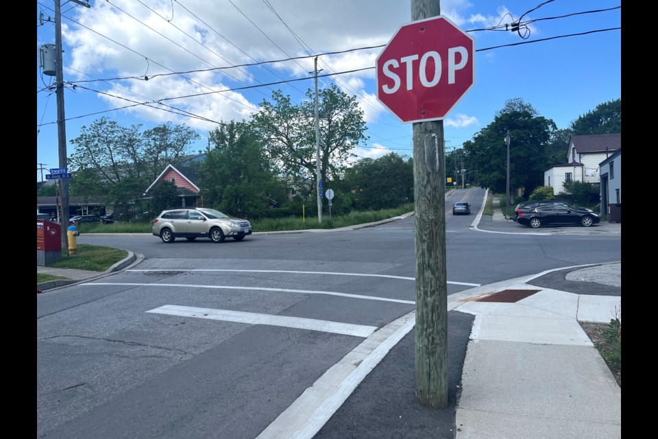 While there are stop signs on the St. David St ends, cars get to speed down Ormond St.