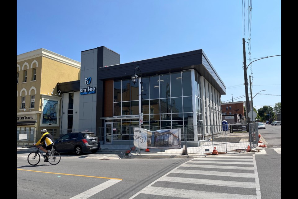 It's taken over a year but construction on the new downtown dental office is almost complete.