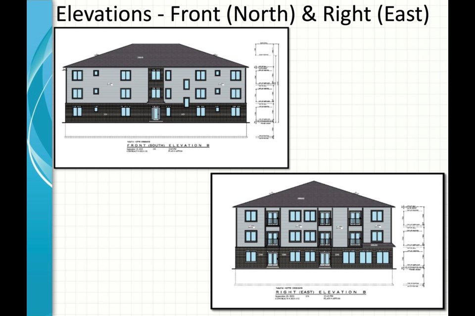 Developer Marken Homes & Construction wants to build a three-storey 17-unit apartment complex on St. David’s St. West.