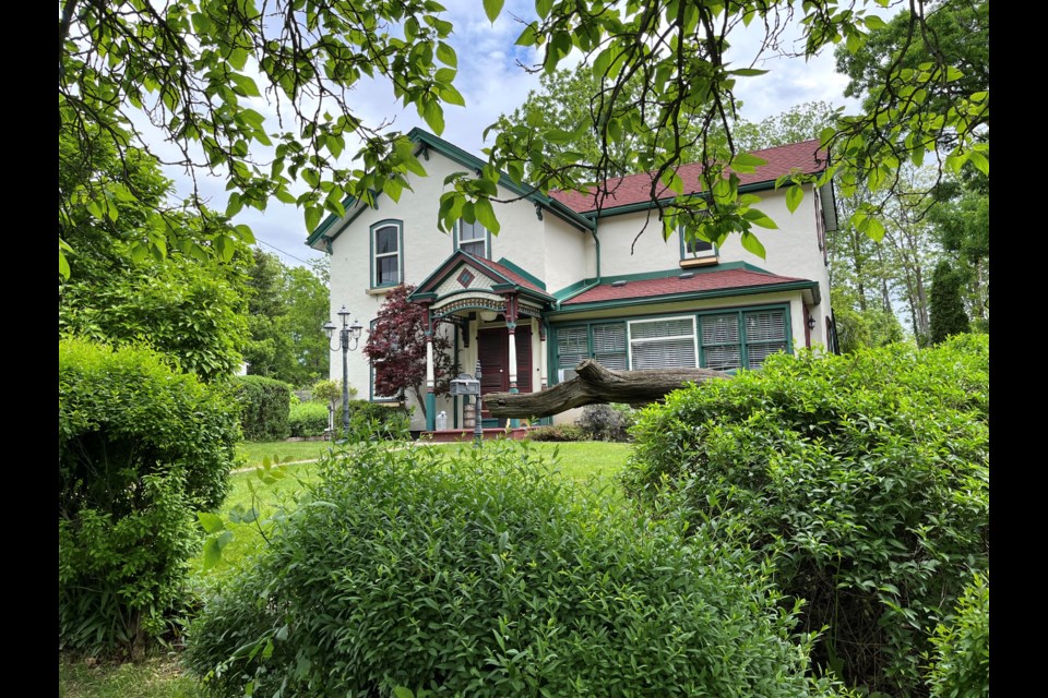 The Williams-Daboll House is built in a Gothic-Revival and Italianate style and was constructed between 1875 and 1876.