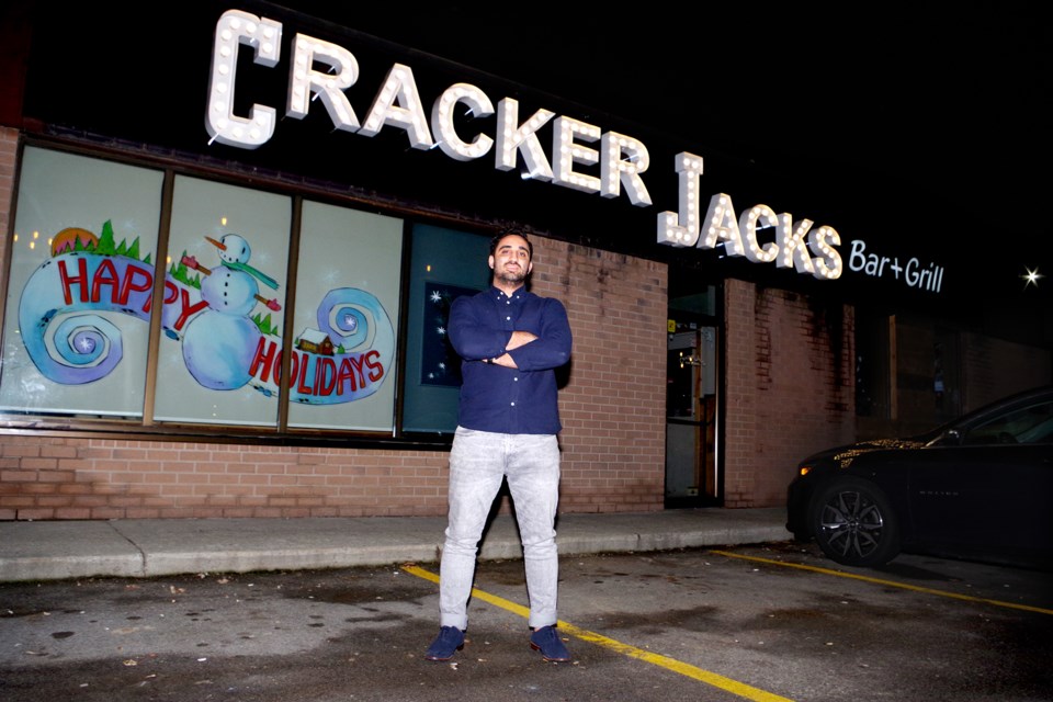 General Manager Michael Zappitelli stands in front of the newly renovated Cracker Jacks Restaurant. Bob Liddycoat/ThoroldNews