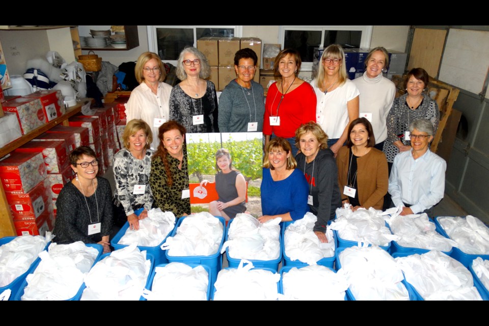 Volunteers packed 1,000 hygiene kits for  “The Anita Project." Submitted Photo