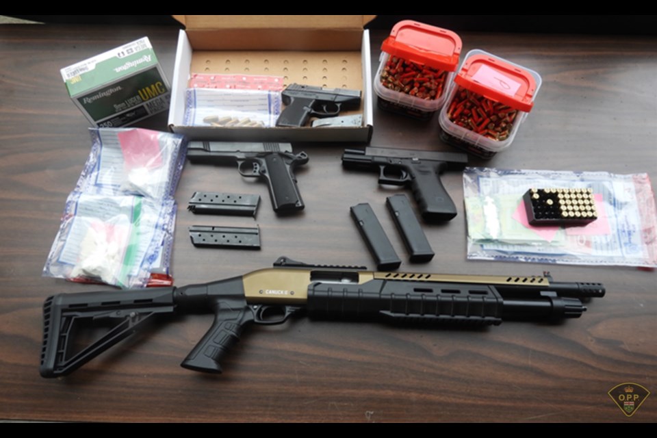 $1M in illegal cannabis products and contraband cigarettes were seized along with weapons and electric devices as part of a Provincial Joint Forces Cannabis Enforcement Team (PJFCET) investigation in the Niagara area