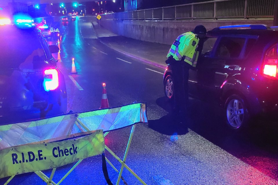 Members of the Niagara Regional Police Service conducted RIDE spot checks in Niagara Falls and Thorold