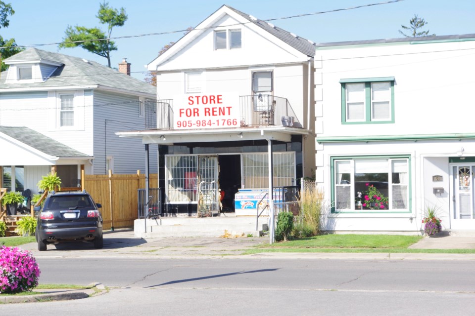 Property on Chapel Street involved in drug bust this morning. Bob Liddycoat / Thorold News